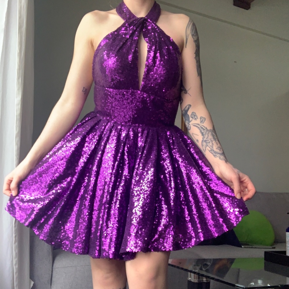 OOAK Handmade Sequin Party Dress